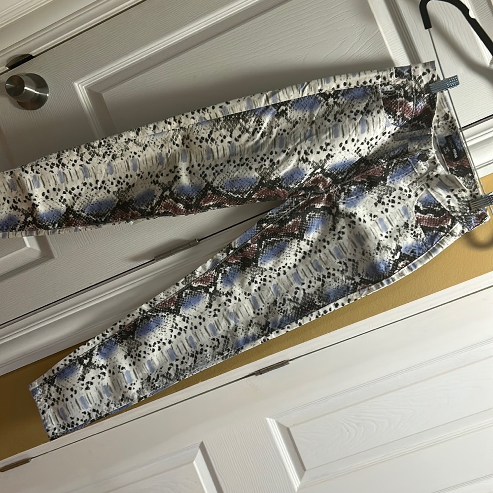Fashion Nova Snake printed denim jeans